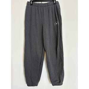 American Eagle Gray Fleece‎ High Waisted Baggy Jogger Sweatpants Women’s Size M
